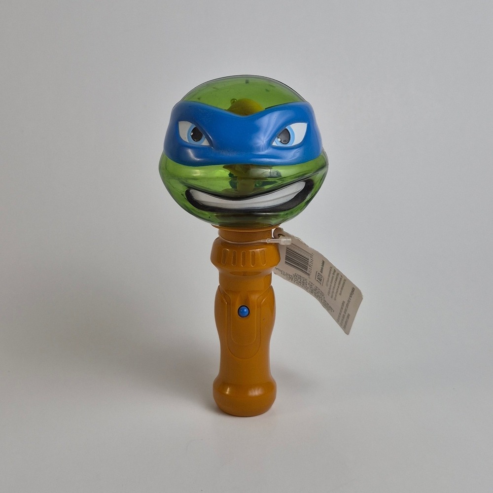 TMNT Leonardo Spin Globe Light Up Toy 2013 Nickelodeon Blip Toys NWT
